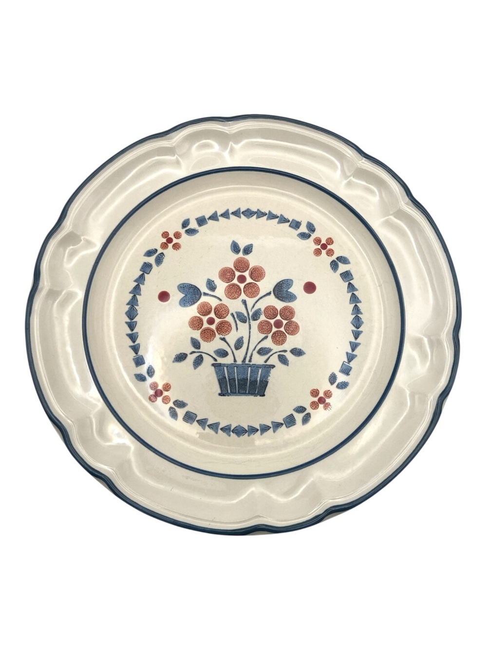 Set of 4 Vintage Hearthside Cumberland Brambleberry Dinner Plates Japan 10.5”
